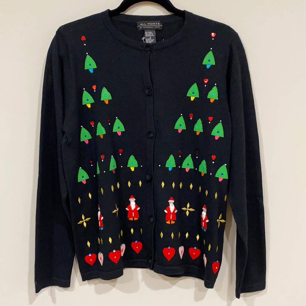 All Points Holiday Cardigan